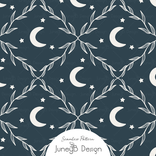 Count Sheep - Lattice - Navy Blue