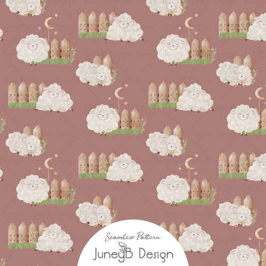 Count Sheep - Sheep - Pink