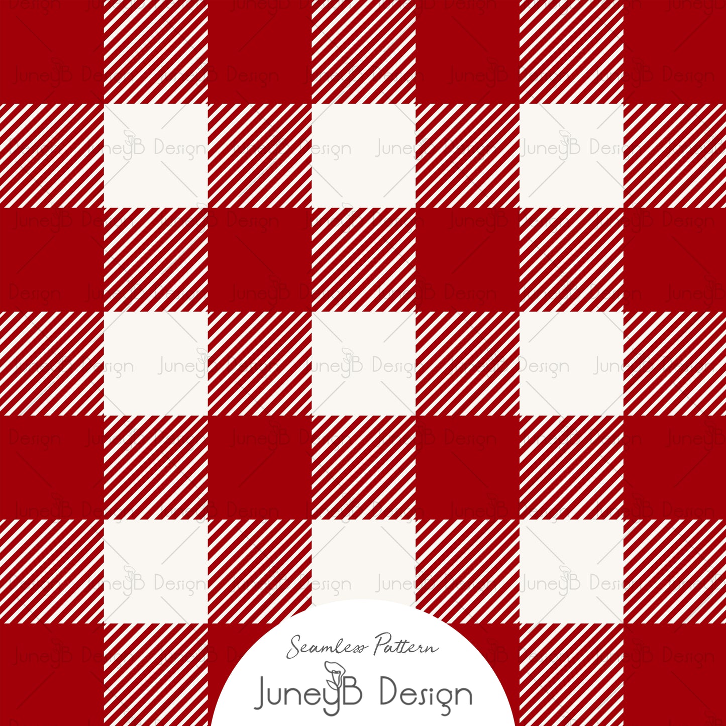 Cozy Cabin - Buffalo Plaid - Red