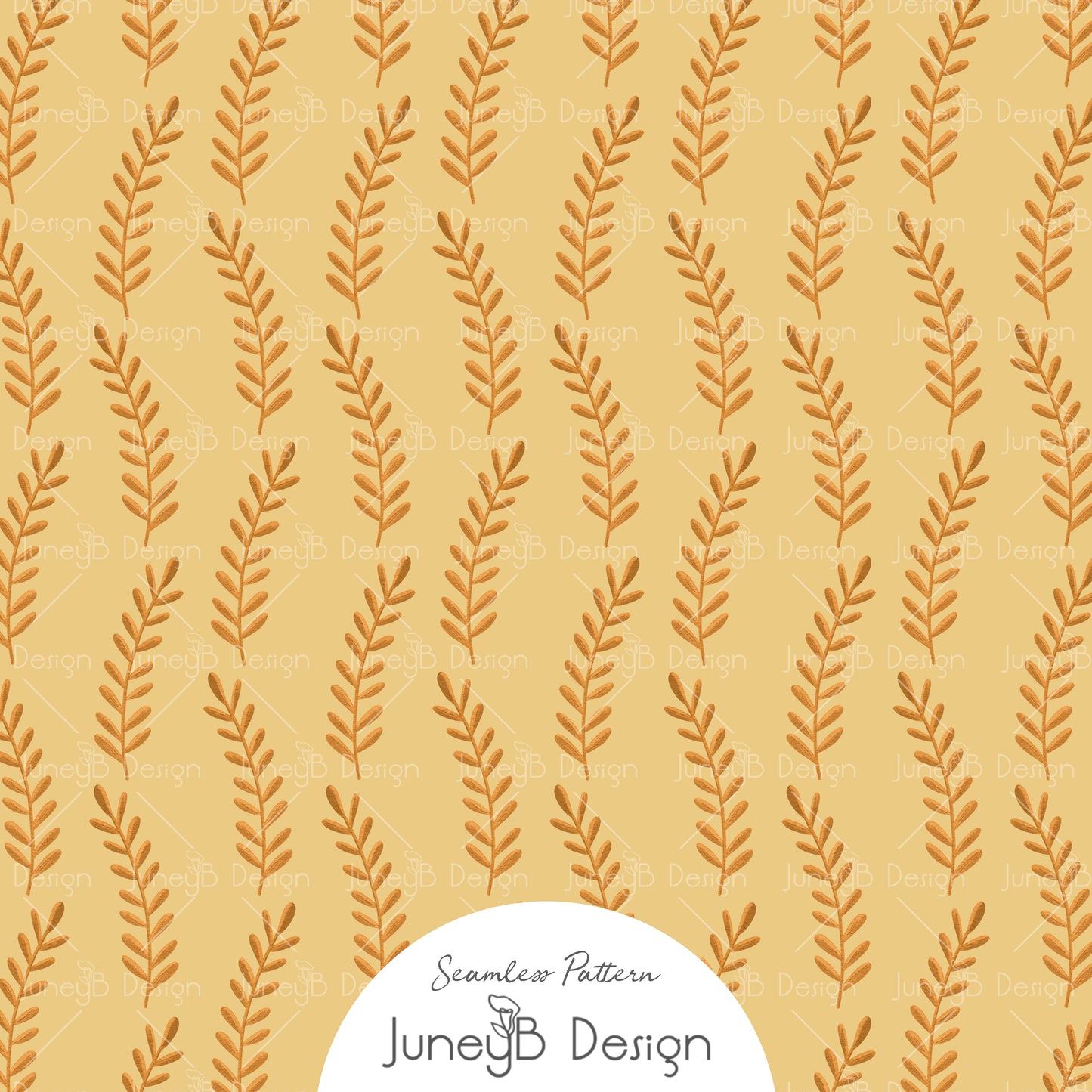Feeling Foxy - Leaves - Gold