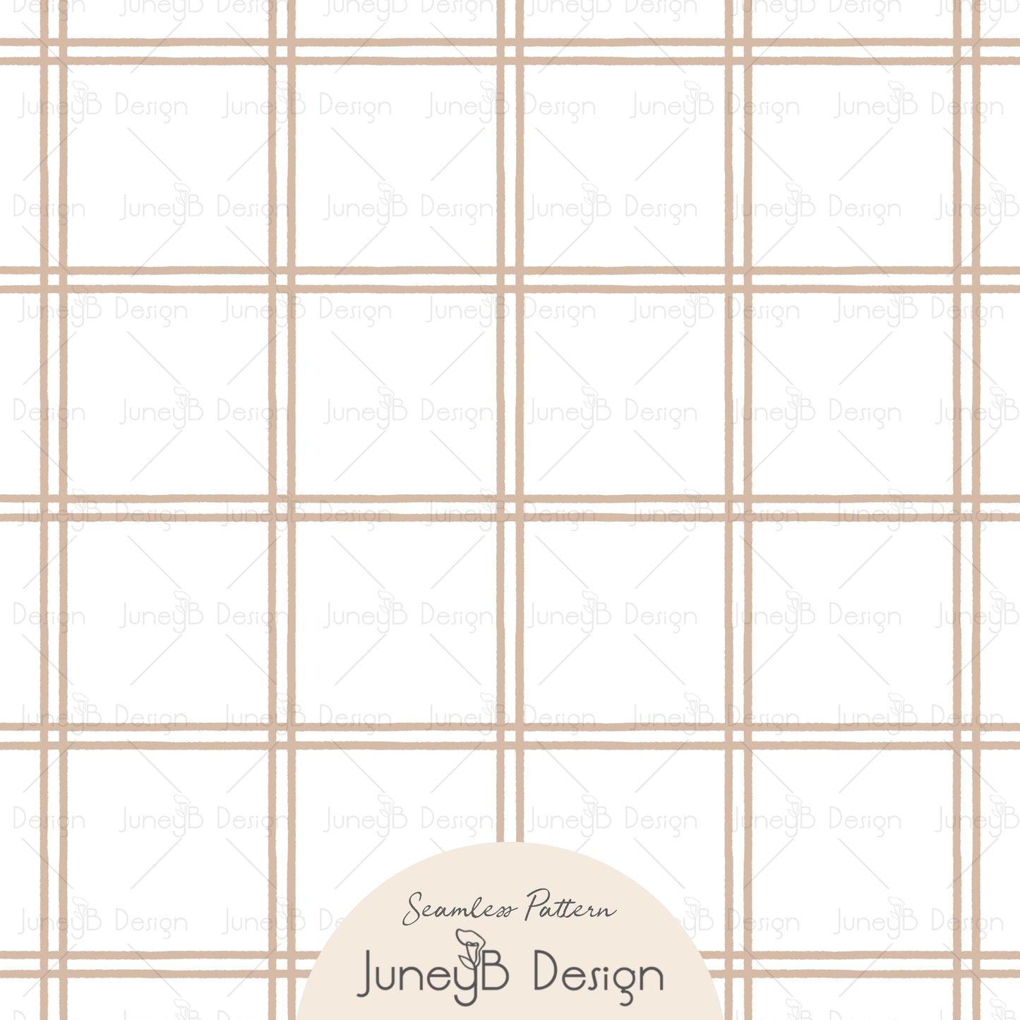 Forest Bear - Plaid - Brown