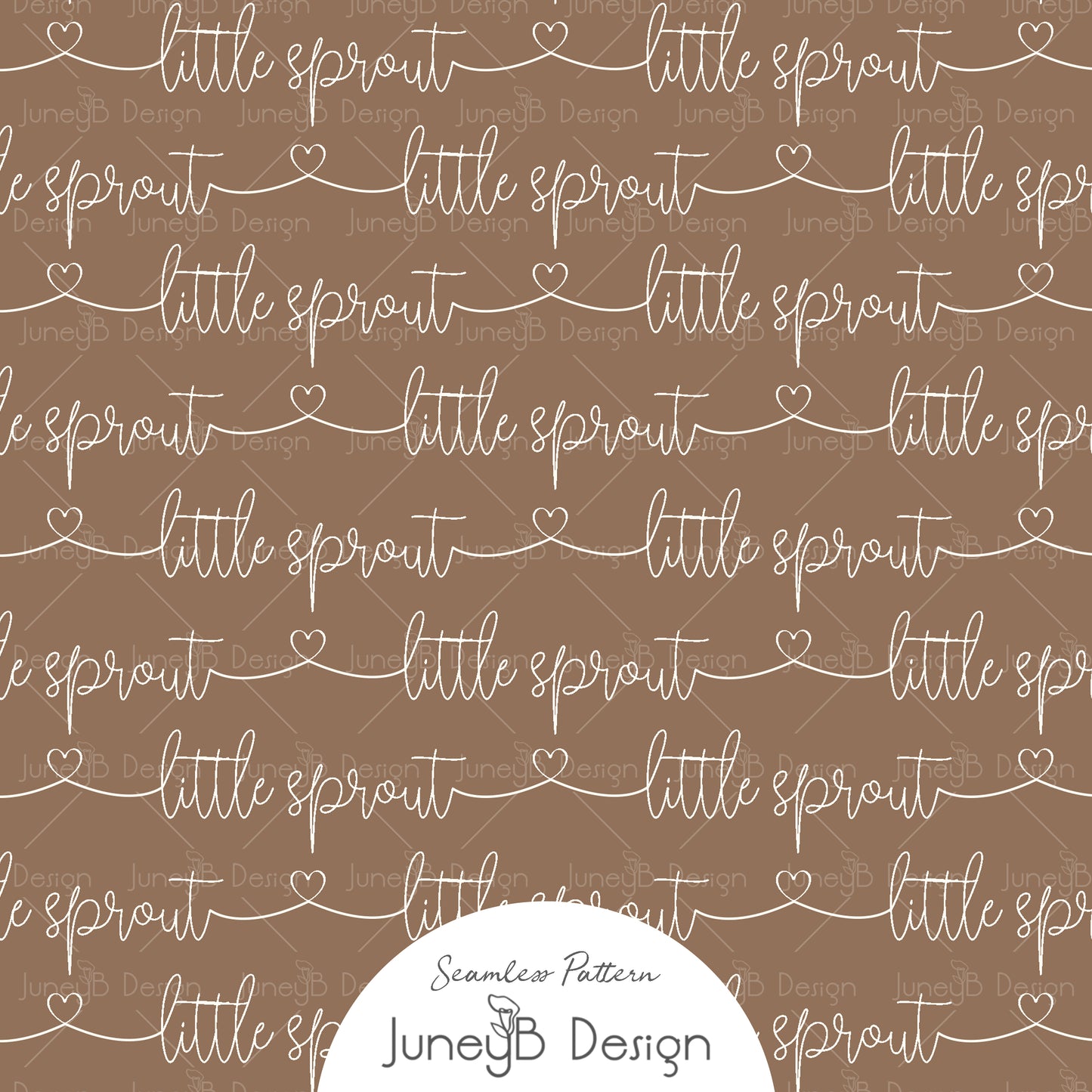 Little Sprout - Words Brown