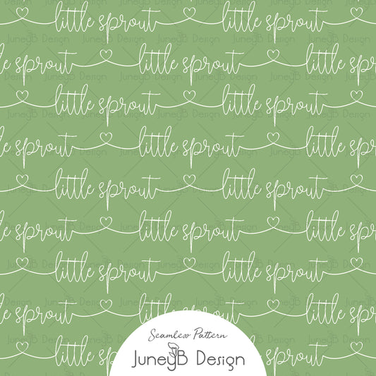 Little Sprout - Words Green