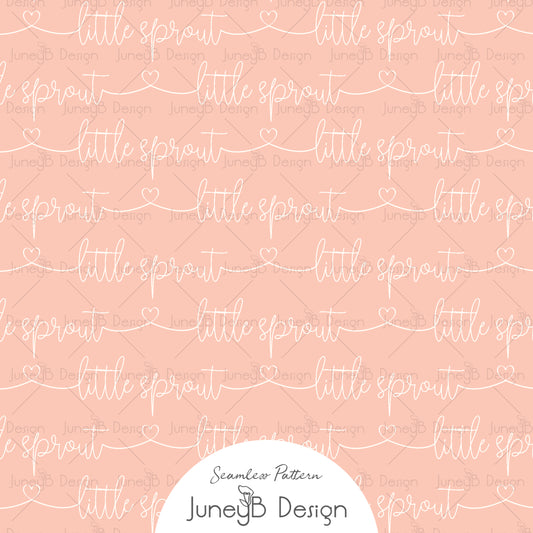 Little Sprout - Words Pink