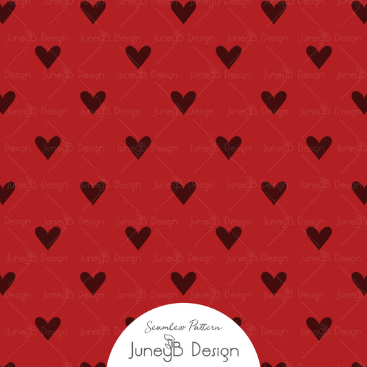 Monster Love - Hearts - Red