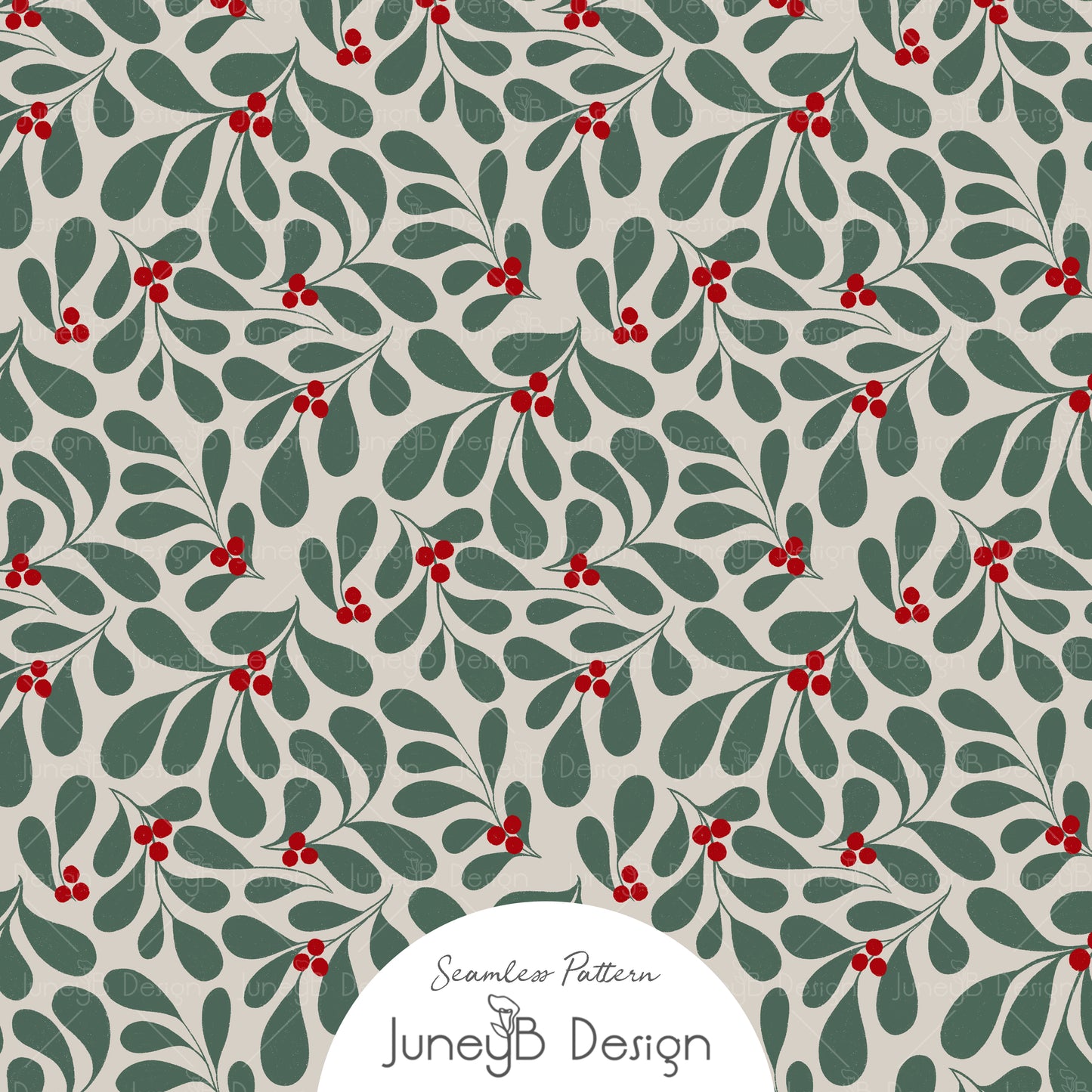 Mr & Mrs Claus - Holly - Beige