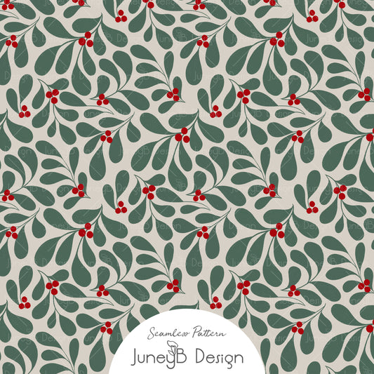 Mr & Mrs Claus - Holly - Beige
