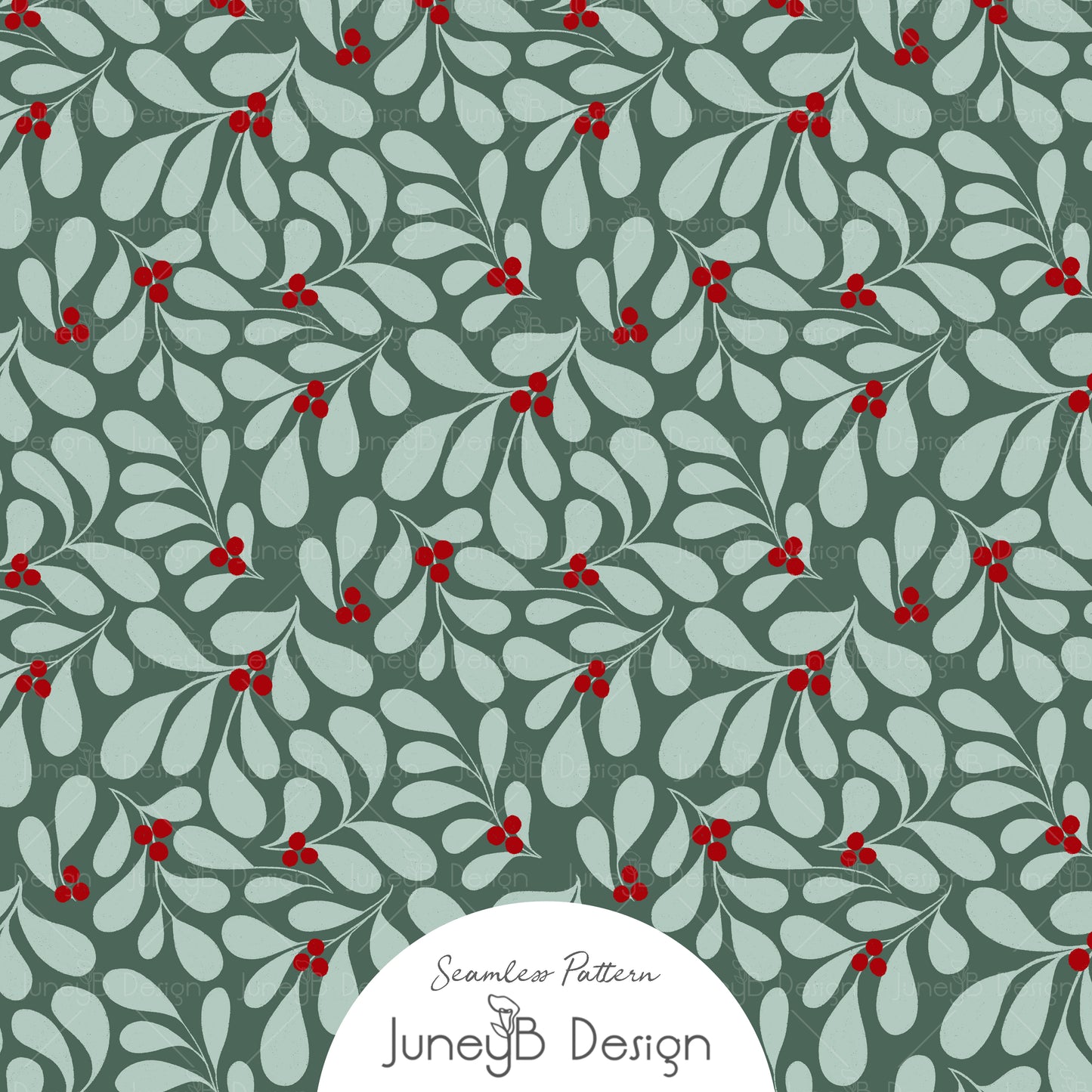 Mr & Mrs Claus - Holly - Sage