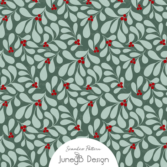 Mr & Mrs Claus - Holly - Sage