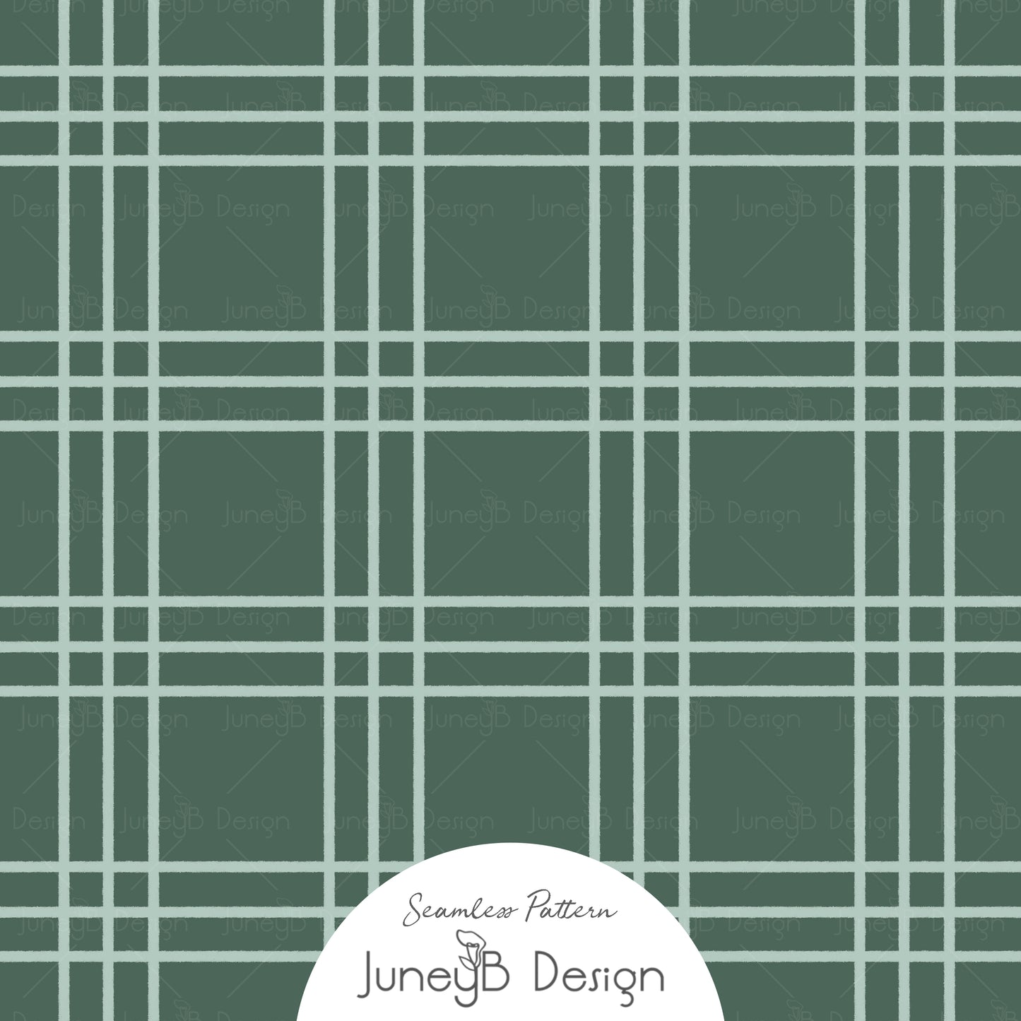 Mr & Mrs Claus - Plaid - Sage & Mint