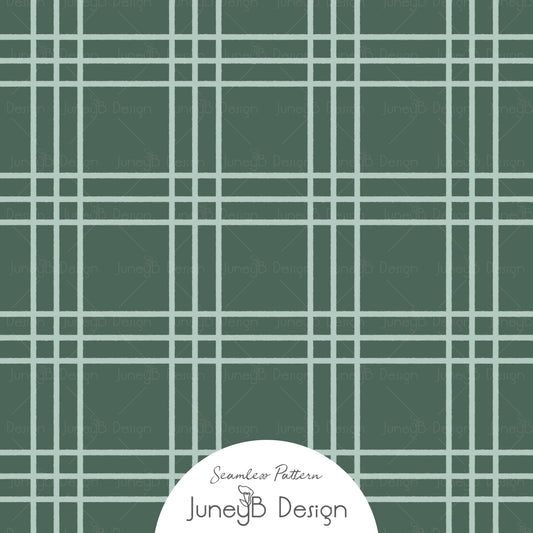Mr & Mrs Claus - Plaid - Sage & Mint