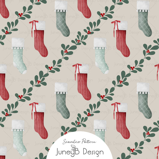 Mr & Mrs Claus - Stockings