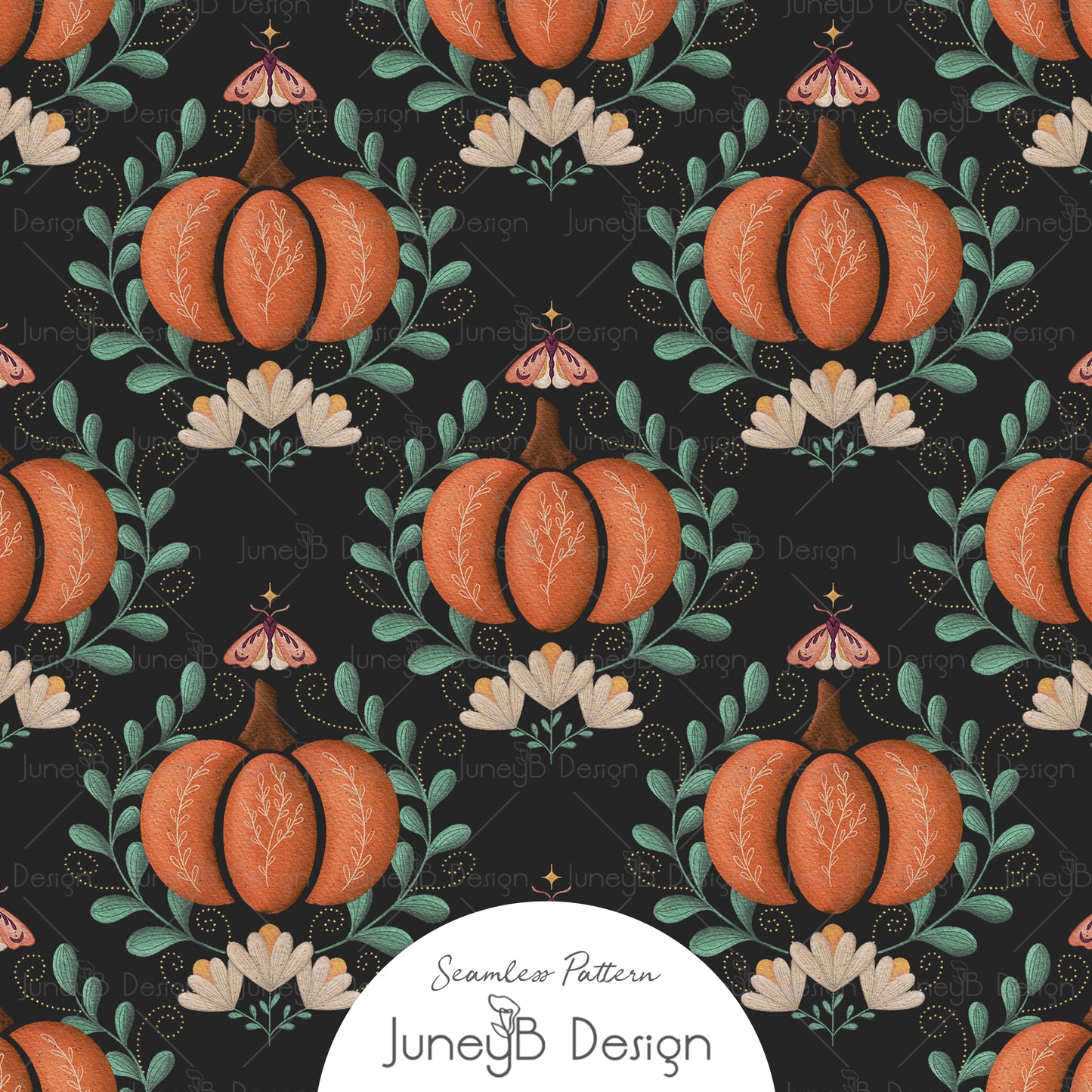 Mystic Garden - Pumpkin Wreath