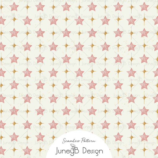 Over The Moon - Stars - Ivory
