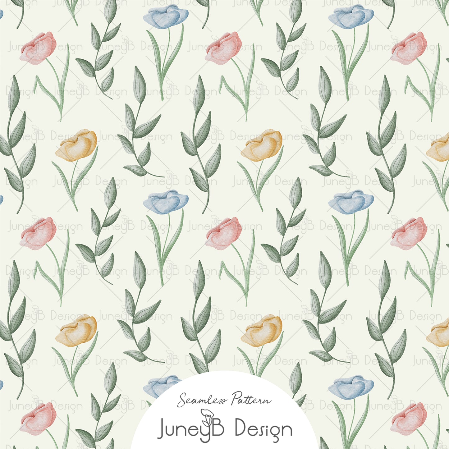Over The Moon - Tulips - Ivory