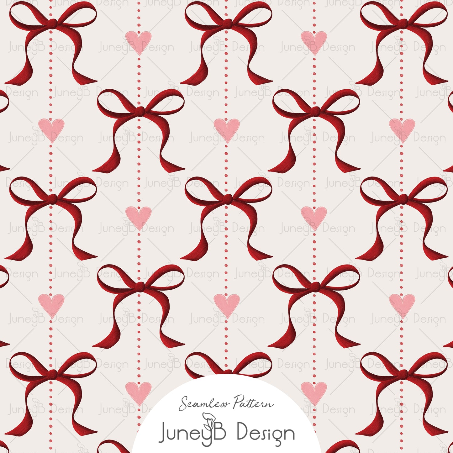 Pretty In Paris - Bows Red