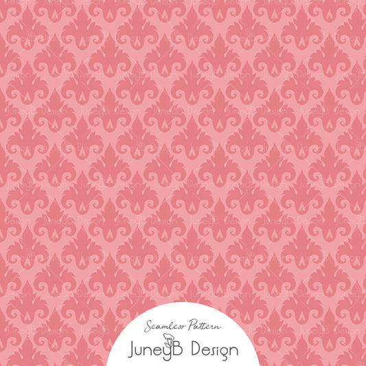 Pretty In Paris - Damask - Pink