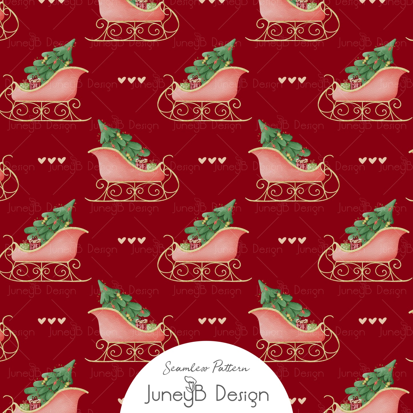 Sleigh Ride - Sleigh - Red