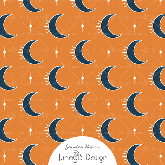 Space Boy - Moon - Orange