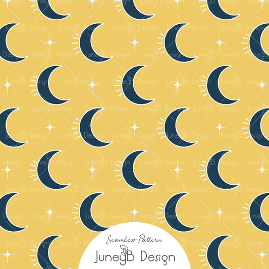 Space Boy - Moon - Yellow