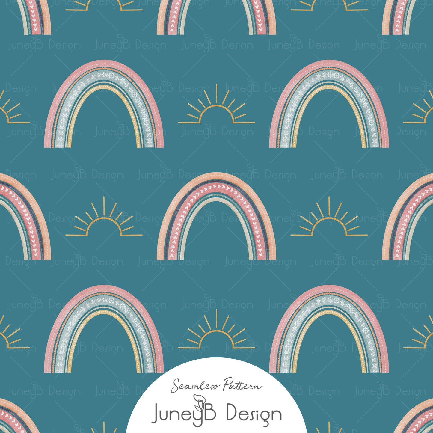 Unicorns & Rainbows - Rainbows - Blue